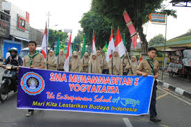 SMA Muhammadiyah 5 Yogyakarta baris